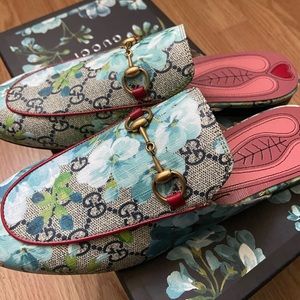 Gucci GG Supreme Floral Princetown